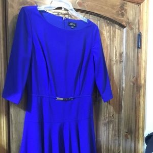 Tahari Royal Blue Dress